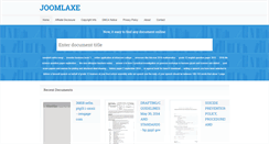 Desktop Screenshot of joomlaxe.com