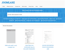 Tablet Screenshot of joomlaxe.com